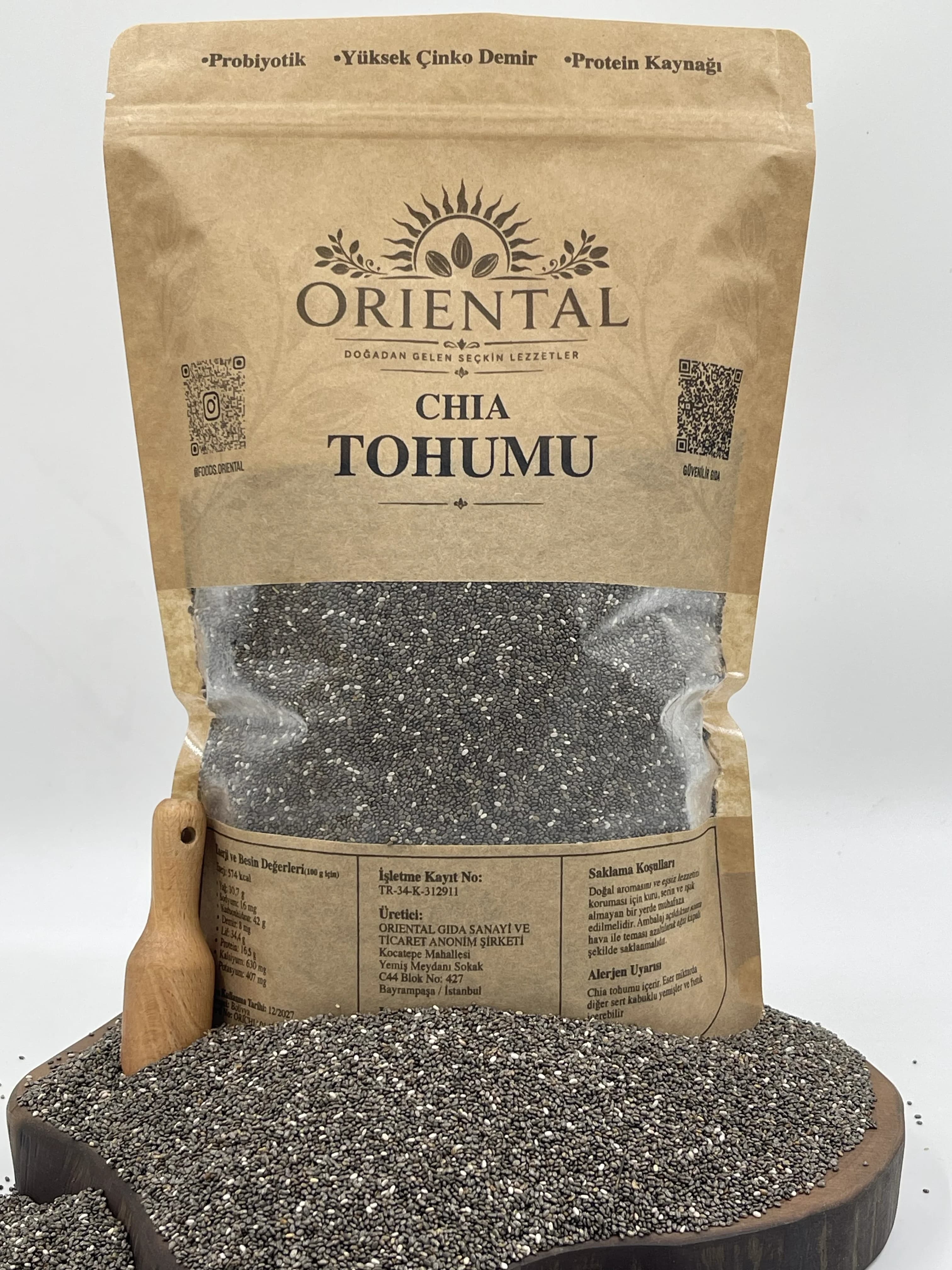Organic Black Chia Seeds thumbnail 2